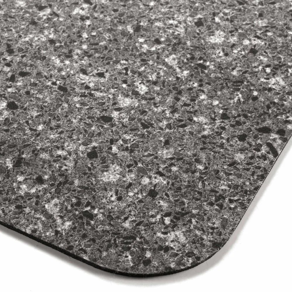 Covoraș de baie gri antracit 50x80 cm Granite – douceur d'intérieur