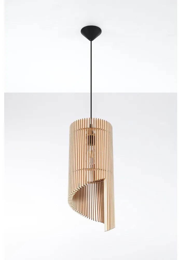 Lustră din lemn Sollux Limpezia