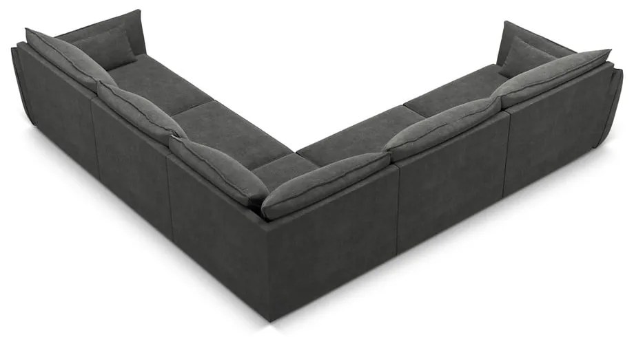 Colțar gri (cu colț variabil) Vanda – Mazzini Sofas