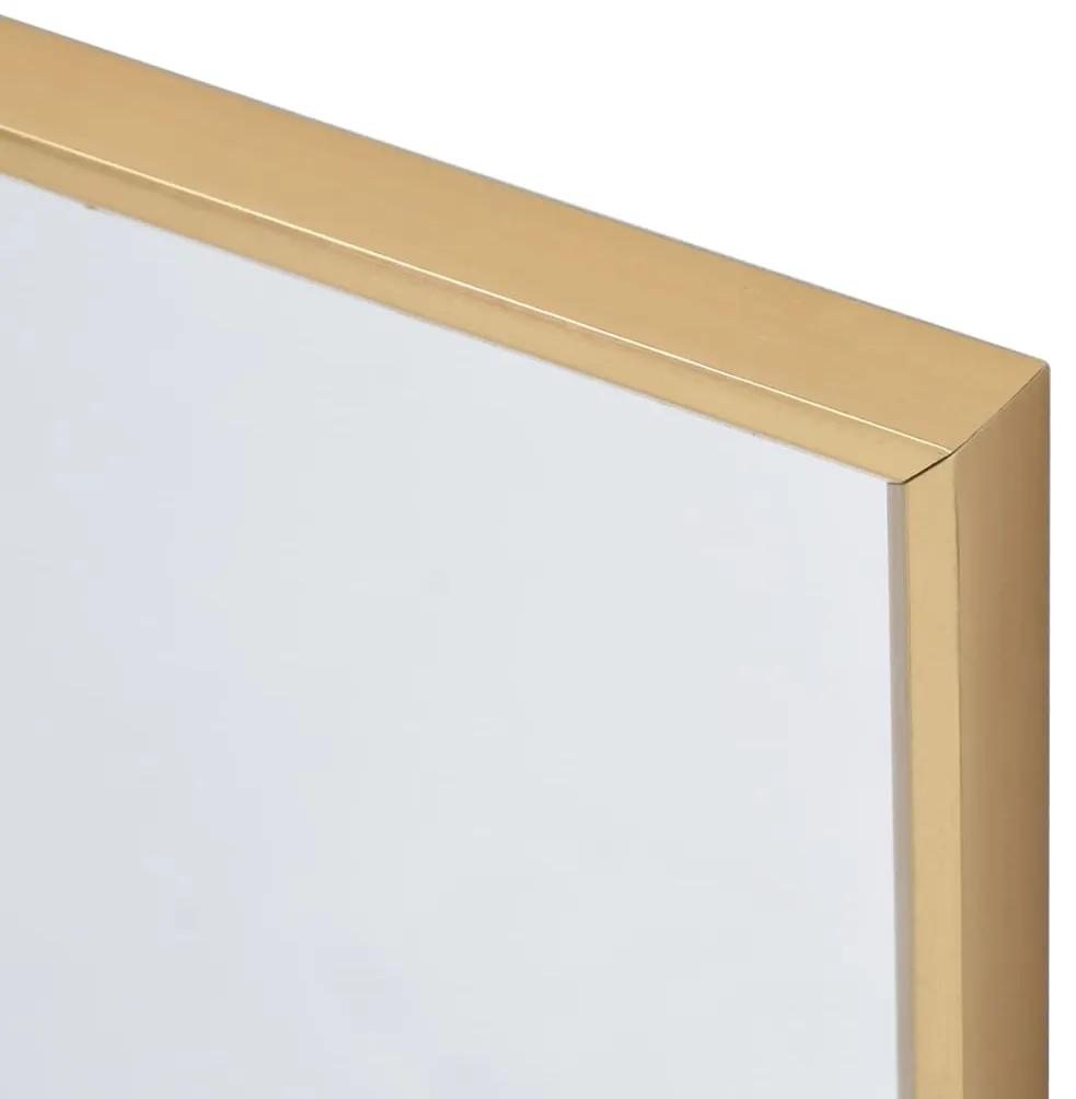Oglinda, auriu, 100x60 cm 1, Auriu, 100 x 60 cm
