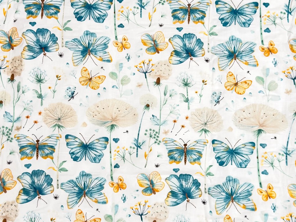 Lenjerie de pat din bumbac creponat pentru patut Renforcé ELIVINE albă Dimensiune lenjerie de pat: 45 x 65 cm | 90 x 140 cm