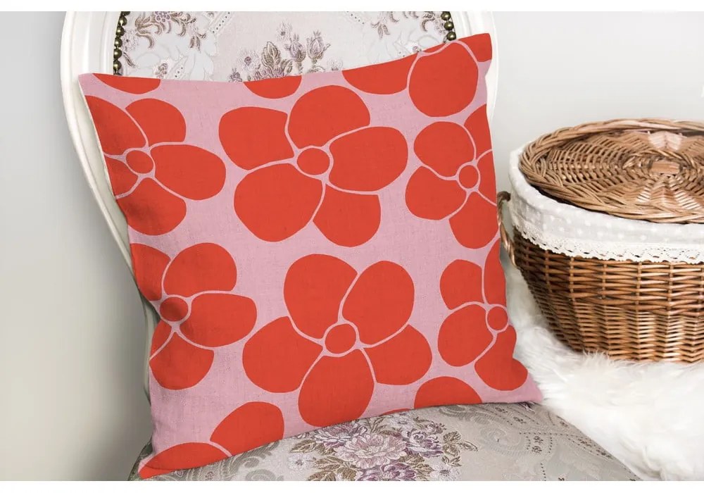 Față de pernă 43x43 cm Poppy Fields – Mila Home