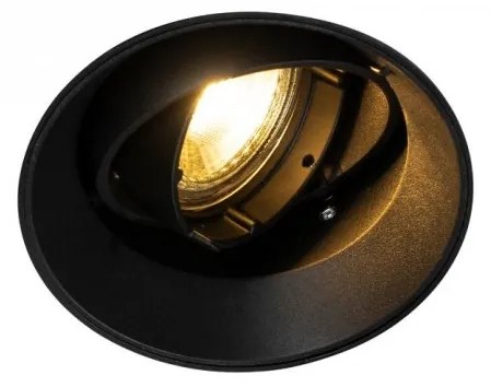 Spot LED incastrabil modern ONEON DL ROUND 50-1 negru