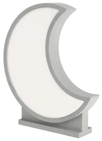 Lampă de birou pentru copii MOON LED/12W/230V, gri