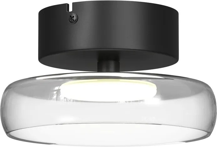 Lustra aplicata tavan Float sticla transparenta