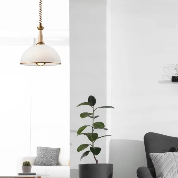 Lustr retractabil CHIARA 1xE27/60W/230V bej/buc