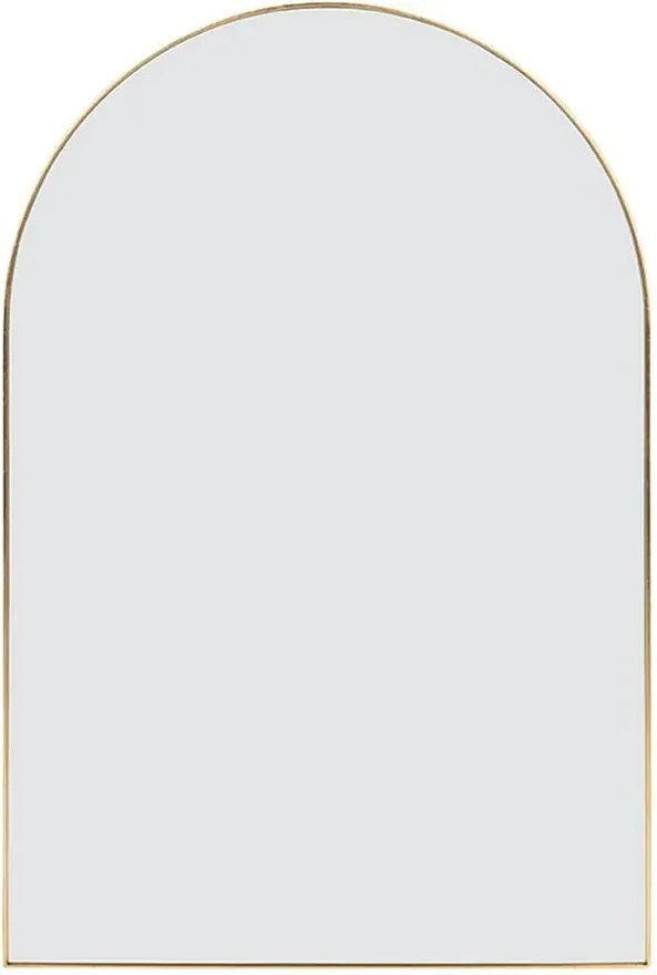 Oglinda Ars Longa Arche semirotunda 60x90 cm finisaj auriu periat