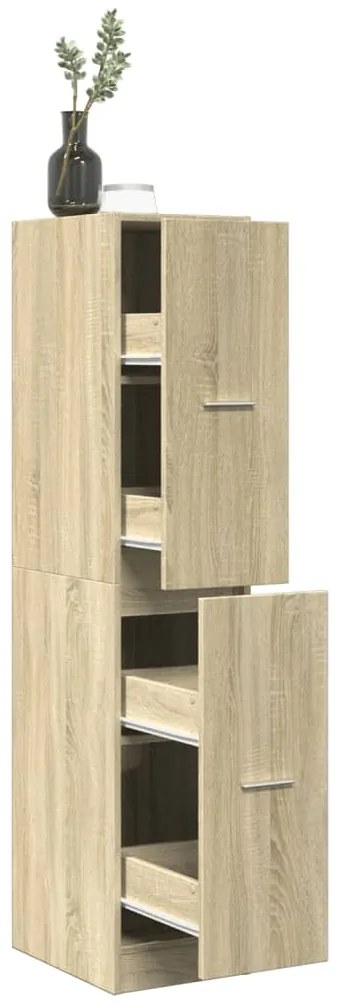 vidaXL Dulap de farmacie, stejar sonoma, 30x41x144,5 cm lemn prelucrat