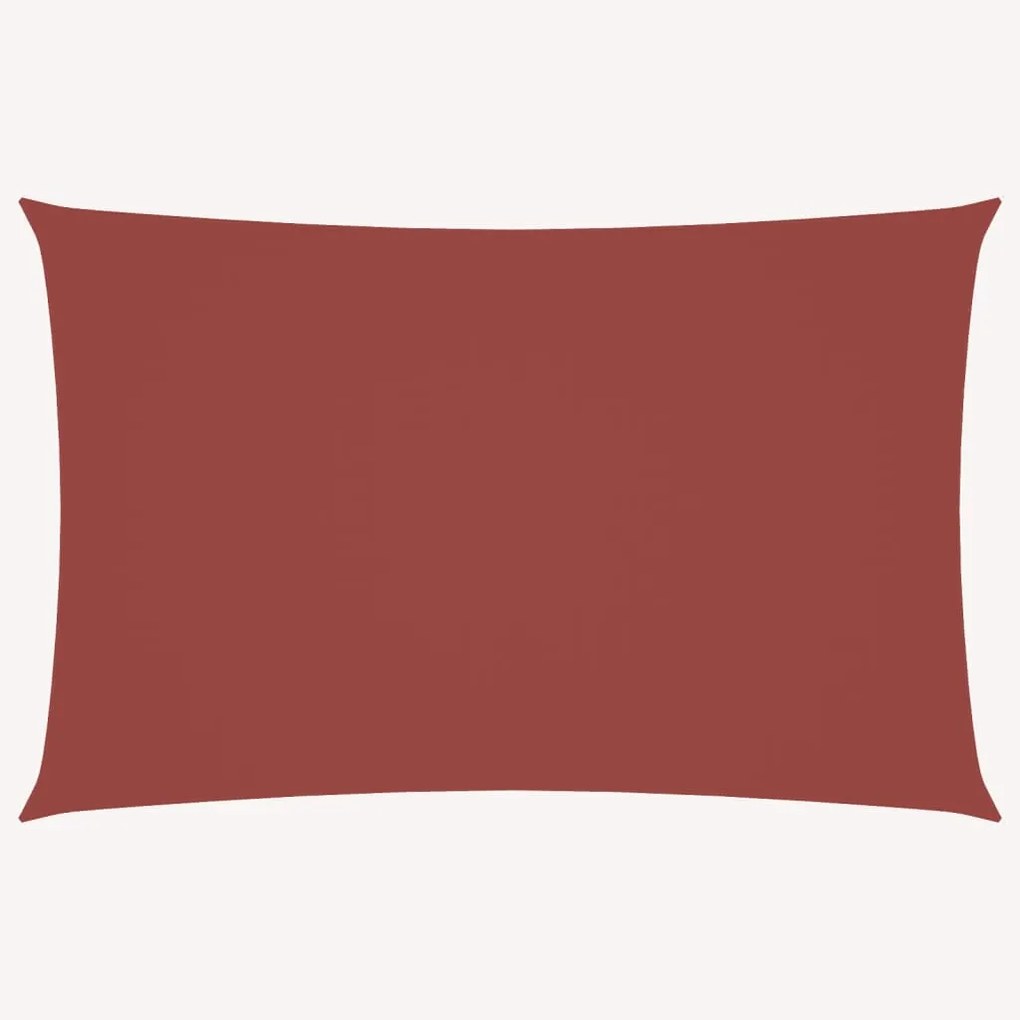 vidaXL Parasolar, cărămiziu, 6x8 m, țesătură oxford, dreptunghiular