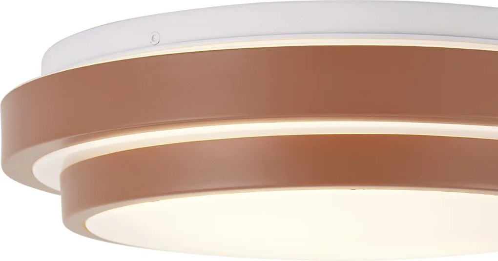 Plafonieră modernă Sienna cu alb 34cm cu 2 lumini IP44 - Walden
