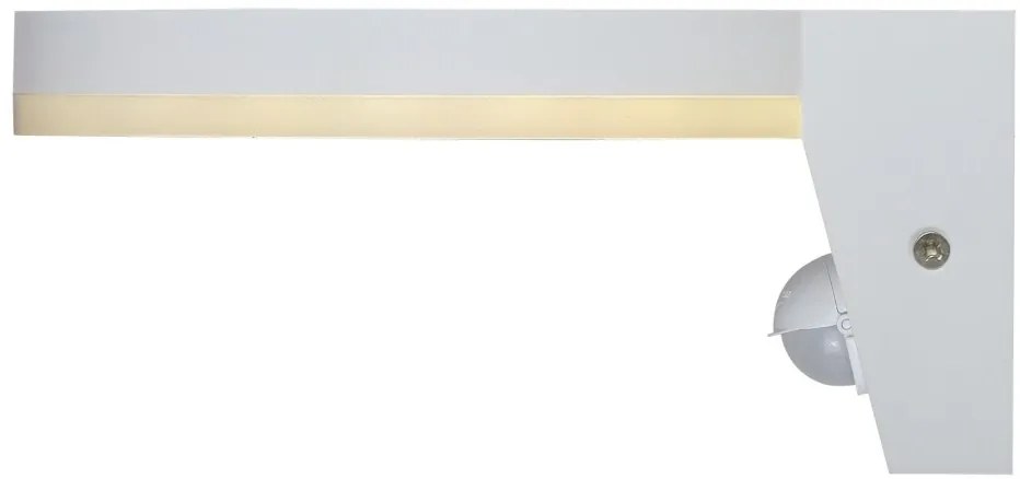 Aplica exterior LED, Senzor de miscare, Protectie IP54, Batida, alb