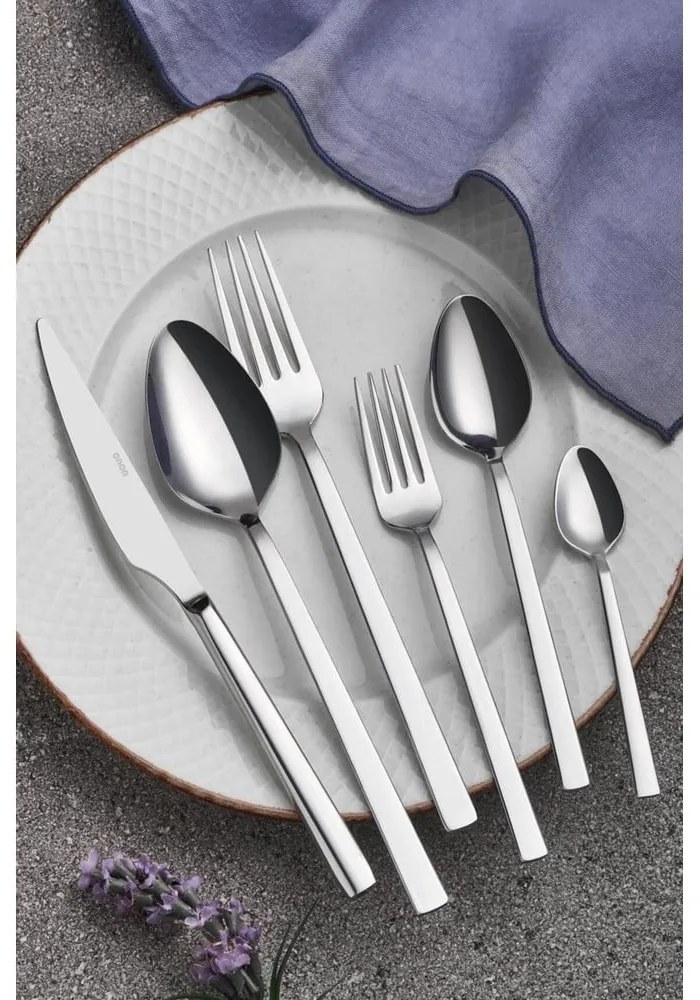 Tacâmuri argintii din oțel inoxidabil 36 buc. – Hermia