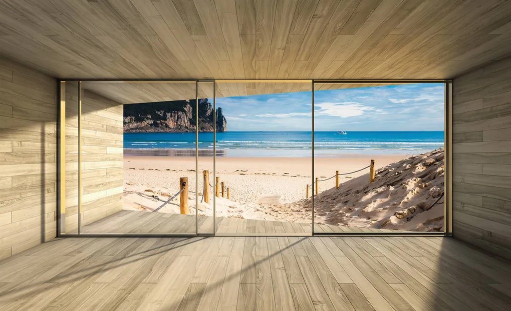Fototapet - Privire spre plaja (152,5x104 cm)
