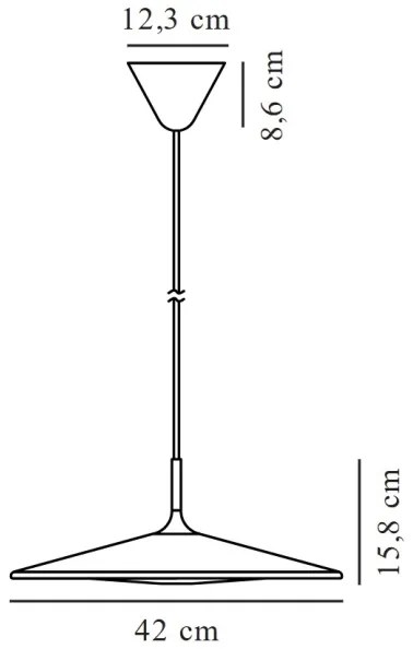 Lustră LED dimabilă pe cablu Nordlux BALANCE LED/230V