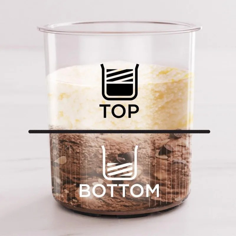 Masina de inghetata Ninja Creami Deluxe NC502EU, 800W, 10 programe, 2 recipiente 709 ml, CREAMify, Negru