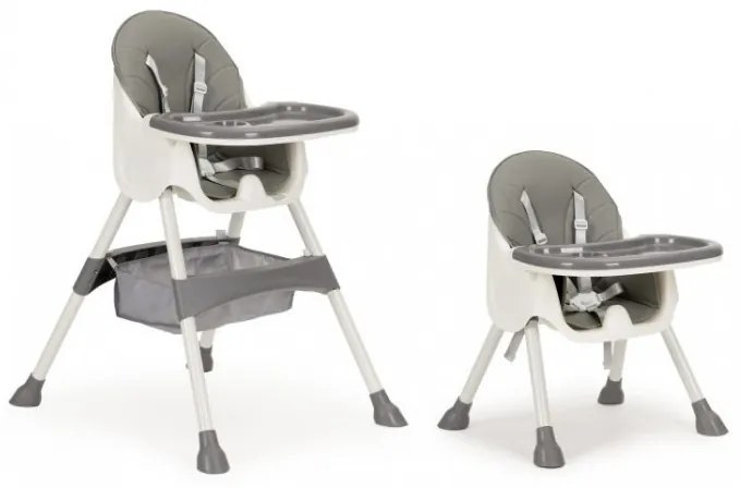 Scaun de masa 2 in 1 Ecotoys HC-823 - Gri