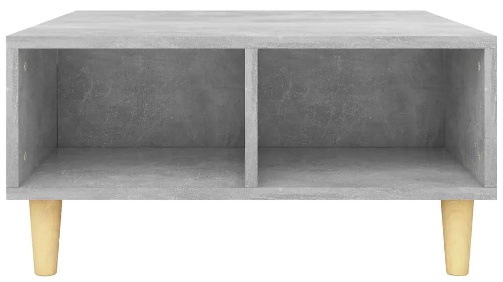 Masuta de cafea, gri beton, 60x60x30 cm, PAL 1, Gri beton
