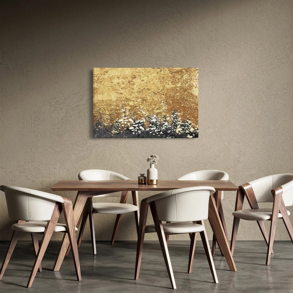 Tablou - Structura de aur N⁰3 (90x60 cm)