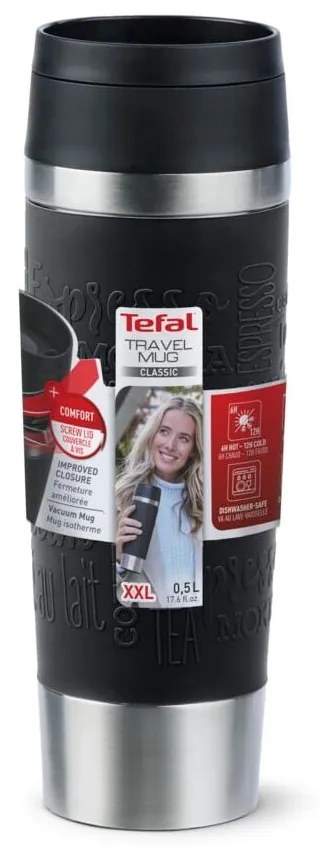 Cană de voiaj neagră 360 ml – Tefal