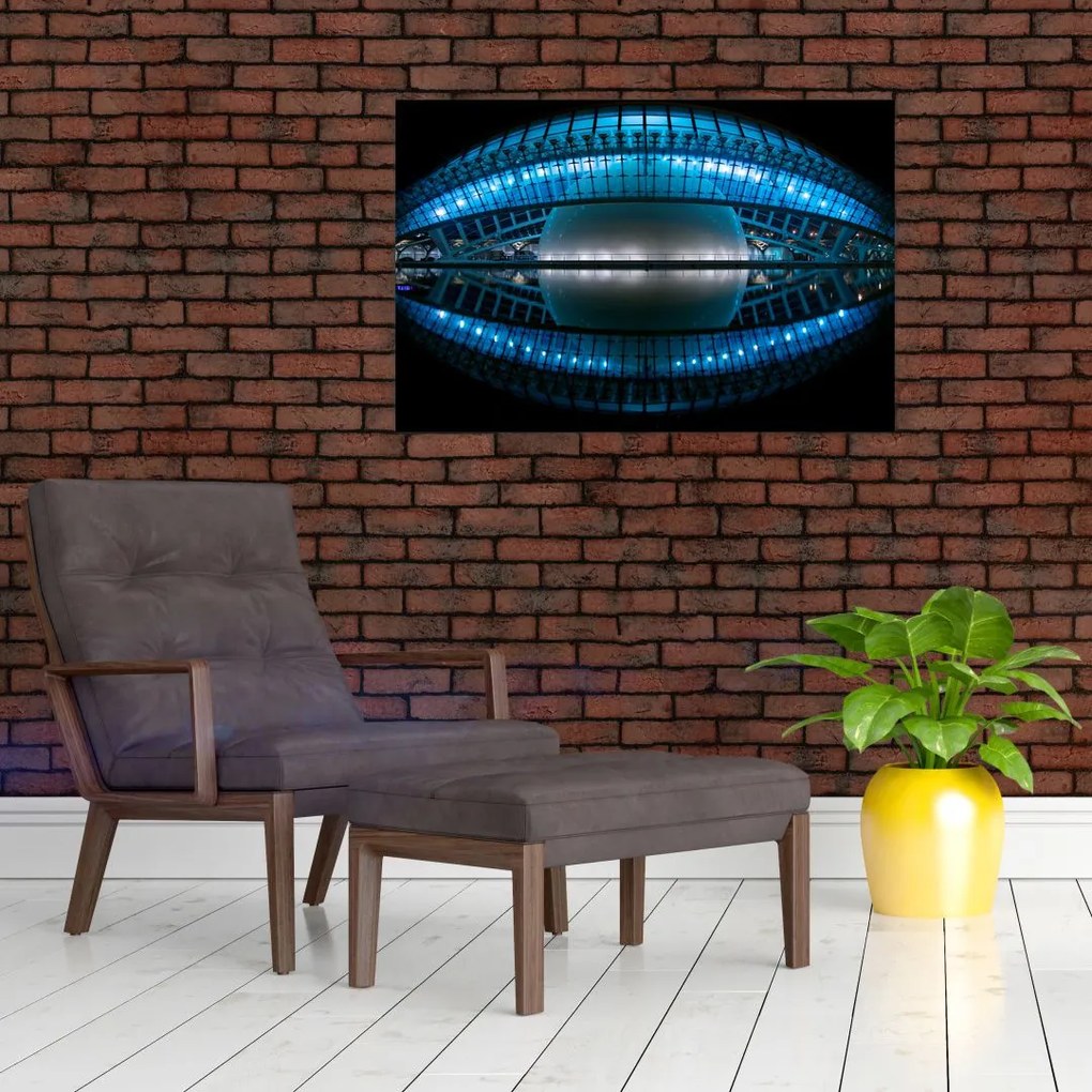 Tablou cu stadion de fotbal (90x60 cm)