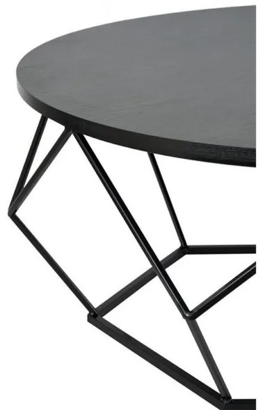 Măsuță de cafea DIAMOND 41,5x90 cm neagră