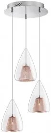 Suspensie moderna 3 becuri G9 Hugo 1600200503 Nova Luce