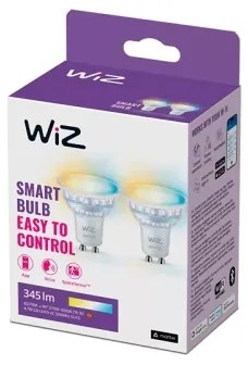SET 2x LED Bec PAR16 GU10/4,7W/230V 2700-6500K CRI 90 Wi-Fi WiZ dimabil