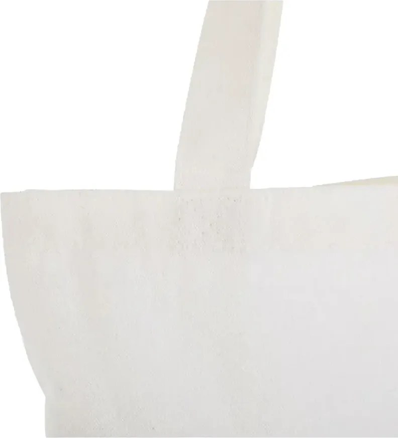 Sacosa de Panza pentru Cumparaturi, Geanta Tote, model BTS V, 38x34.5 cm, Alba, BEKZ®
