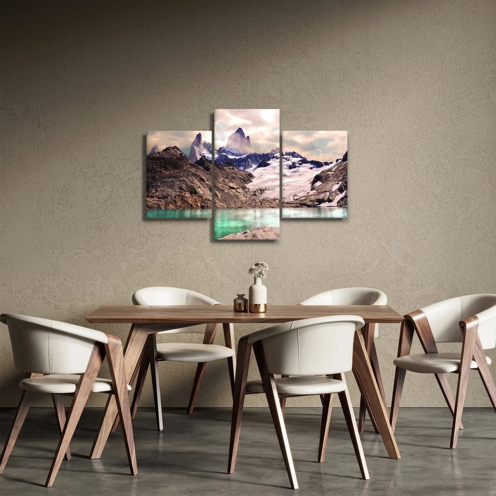 Tablou cu lac montan (90x60 cm)