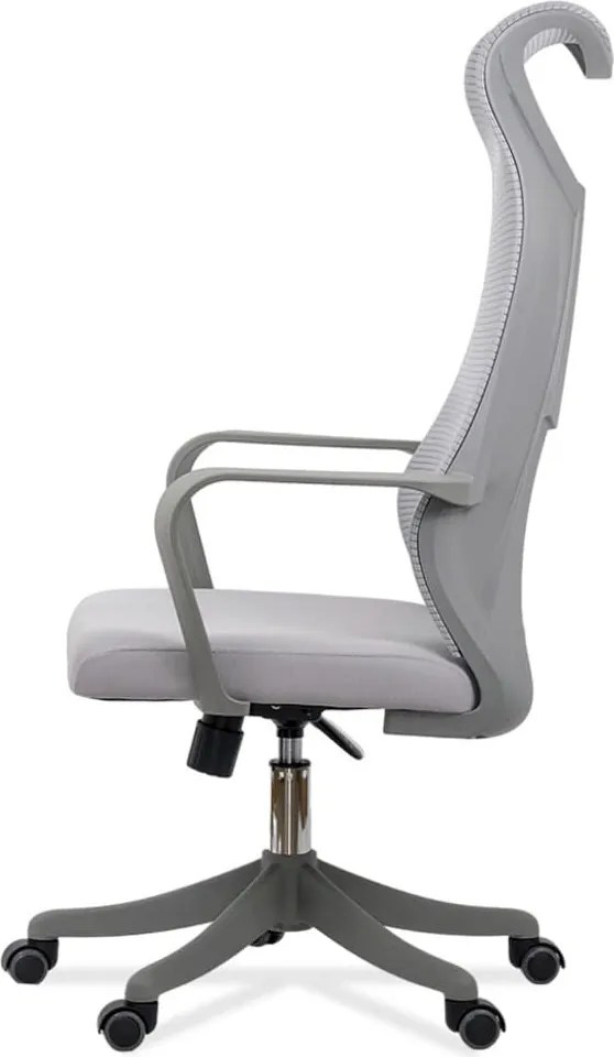 Scaun de birou ergonomic cu suport lombar si spatar inalt OFF 634 gri