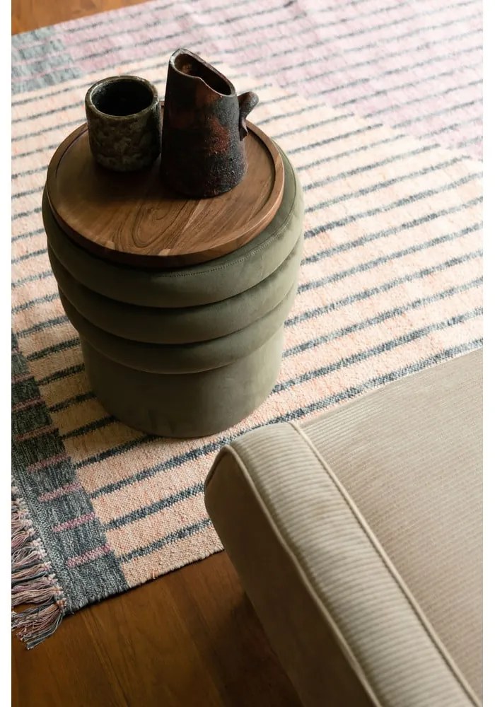 Covor roz/piersică din bumbac 160x230 cm Hampton – Dutchbone