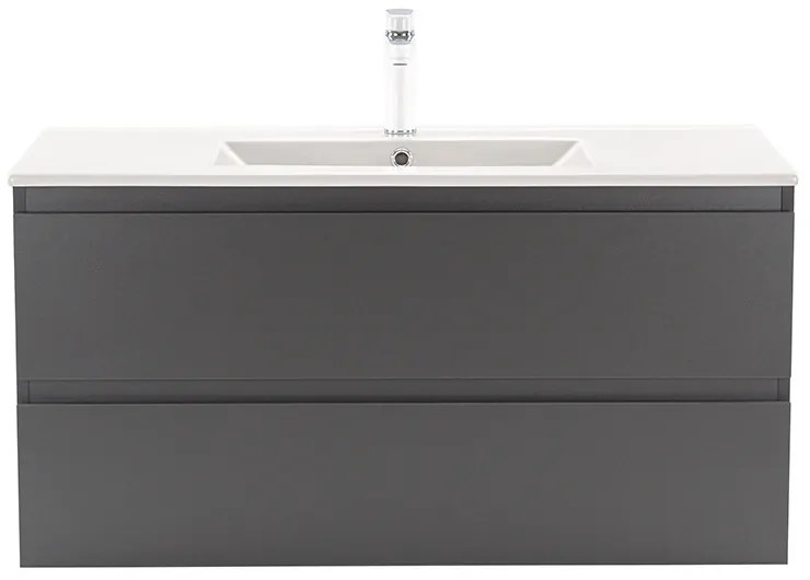 Dulap inferior Vario Forte 100 cu lavoar antracit-antracit