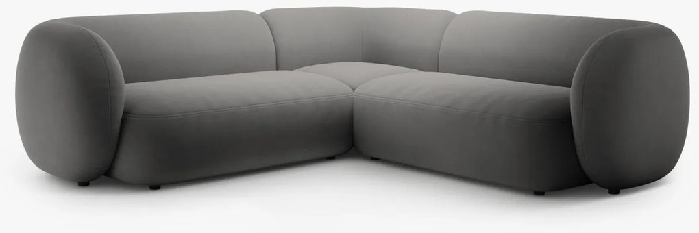 Coltar Kate 5 locuri catifea Salvador L252 cm