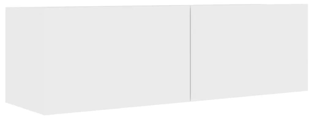 Set de dulapuri TV, 8 piese, alb, PAL 1, Alb, 100 x 30 x 30 cm