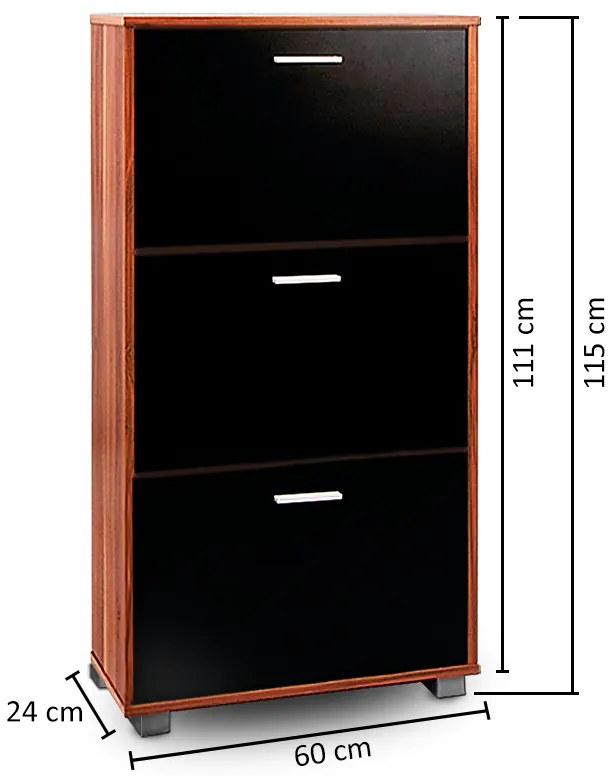 Deuba Dulap pantofi 115x60x24 cm - maro