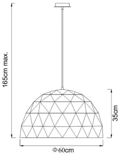 Lucide 21409/60/30 - Lampa suspendata OTONA 3xE27/60W/230V negru