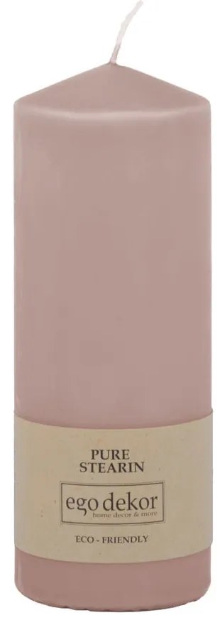 Lumânare Baltic Candles Eco Top, durată ardere 50 h, roz pudrat