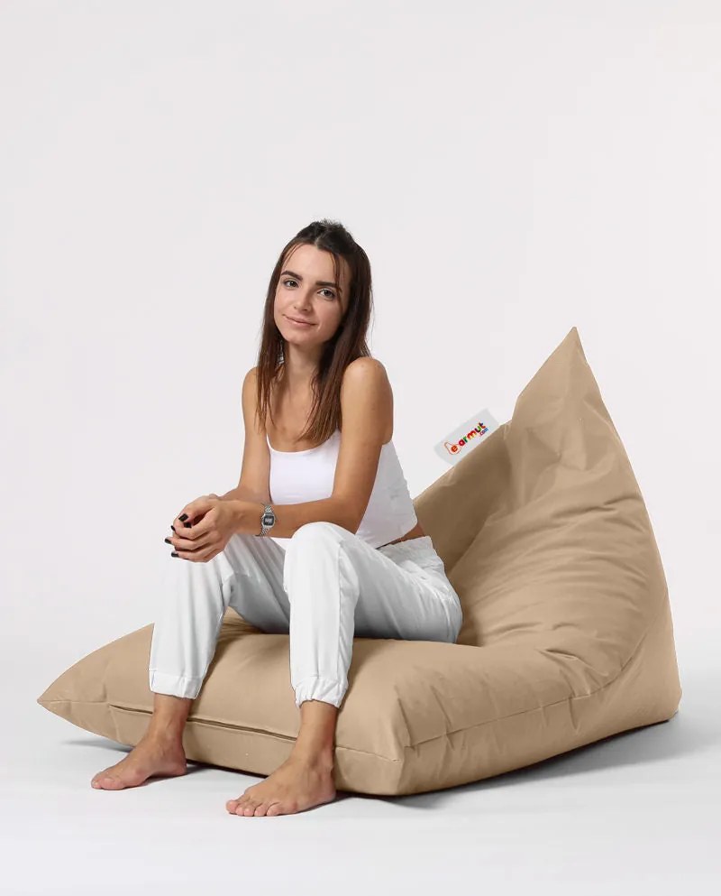 Fotoliu puf pentru grădină Pyramid Big Bed Pouf - Mink