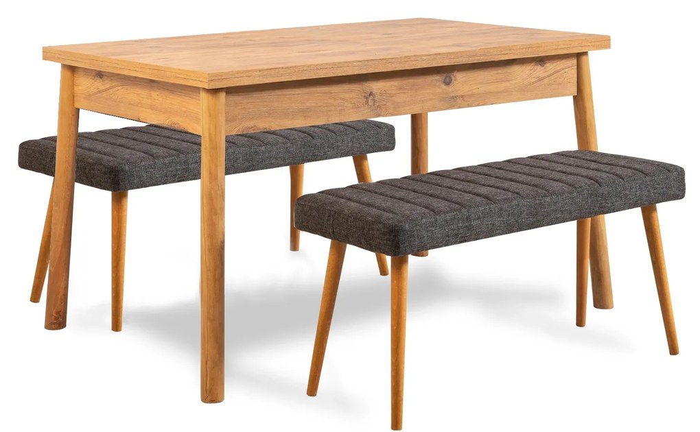 Set mobilier sufragerie Contigo (Pin + antracit). 1127545