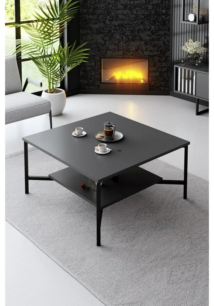Măsuță de cafea Black Line Anthracite
