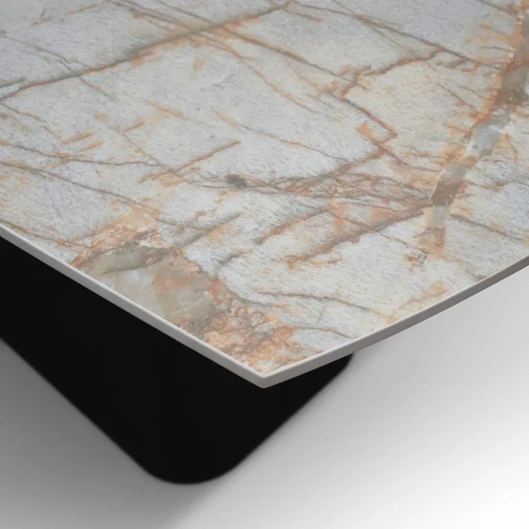 Masă ceramică Terra Nova, cu sistem rotativ de extindere - 160 cm