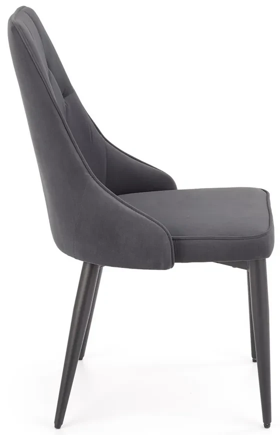 Scaun de bucaterie Marien, gri/negru