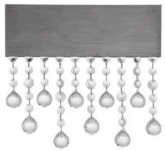 Aplica LED de perete stil elegant CRISTA titan