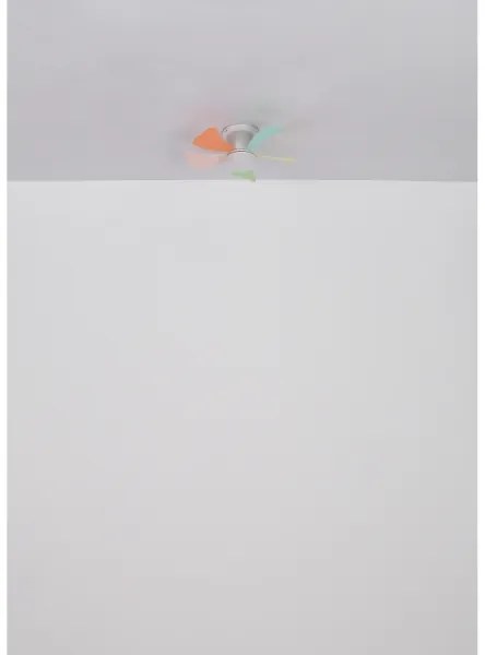 Globo 03609B - Ventilator de tavan LED HINES dimabil 10W/230V 3000-6500K +telecomandă