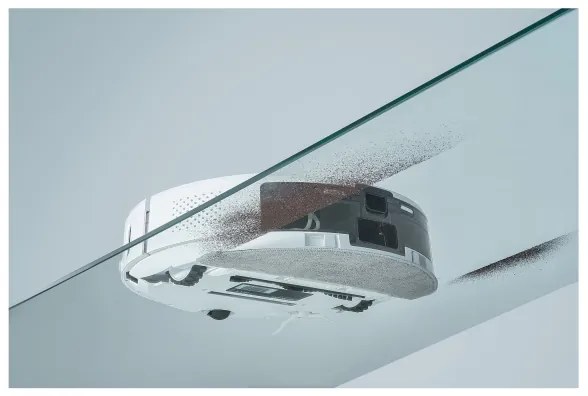 Sencor - Aspirator robot 2 în 1 cu mop, 50 W, baterie 5000 mAh, Wi-Fi, alb, telecomandă inclusă