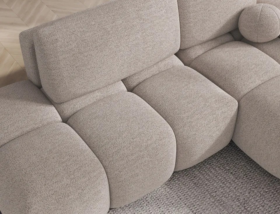 Colțar Vittario extensibil, 227x170x95 cm, orientare dreapta – Royal 18