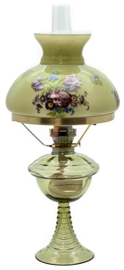 Lampă cu petrol JASMÍNA 50 cm verde pădure