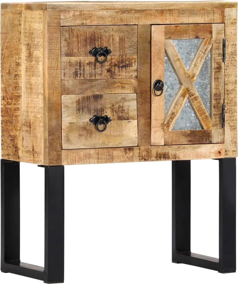 vidaXL Servantă, 60 x 30 x 76 cm, lemn masiv de mango