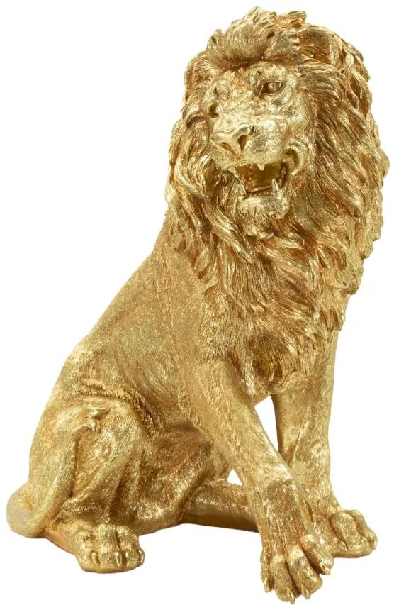Mauro Ferretti Statueta Decorativa Leul Shant 45X29X53 | Aosom Romania