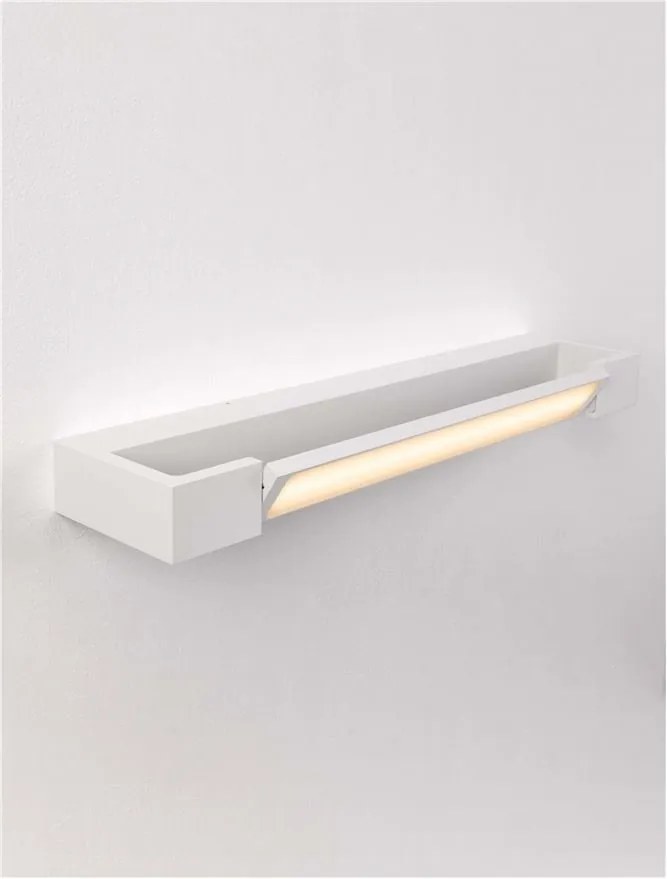 Aplica LED ambientala directionabila pentru baie/exterior IP44 PARK alba